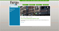 Desktop Screenshot of notifications.cityoffargo.com