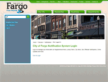 Tablet Screenshot of notifications.cityoffargo.com